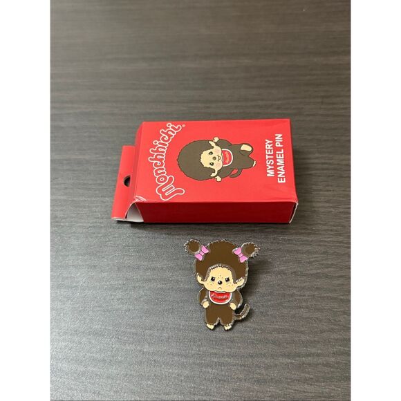 Monchhichi Classic Blind Box Enamel Pin - Style A - Picture 1 of 2